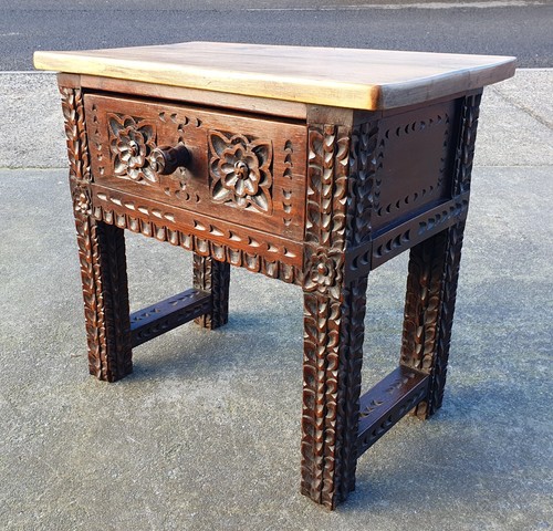 Vintage highly carved pine - highly,