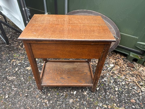 Vintage wooden sewing box - vintage,