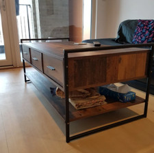 Industrial Coffee Table Large
