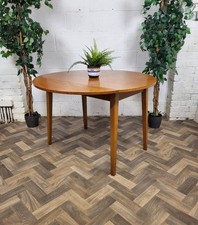 Vintage Mid-Century Round Teak