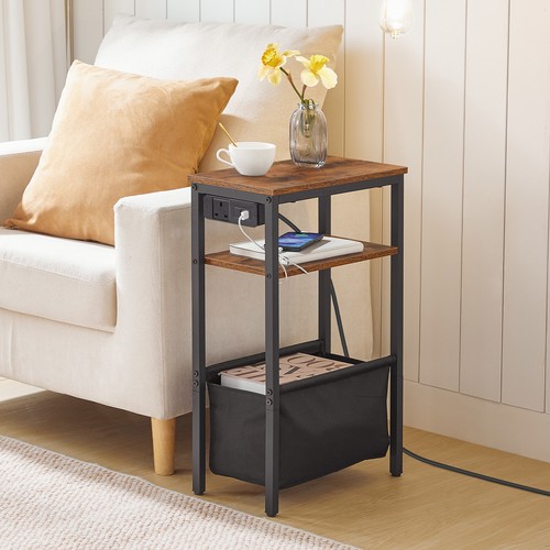Hoobro side table - side, slim