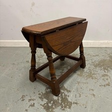 Vintage Oak Drop Leaf Side