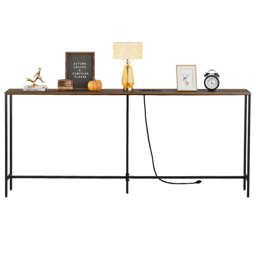 Console table with charging - table,