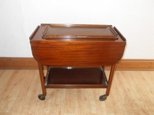 Vintage folding tea trolley - folding,