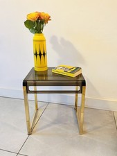 1970s Smoked Acrylic Side